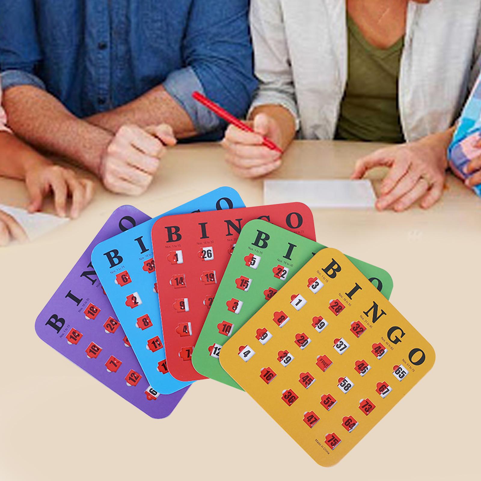 Party Games Large Groups - 5 قطع من بطاقات ألعاب البنغو