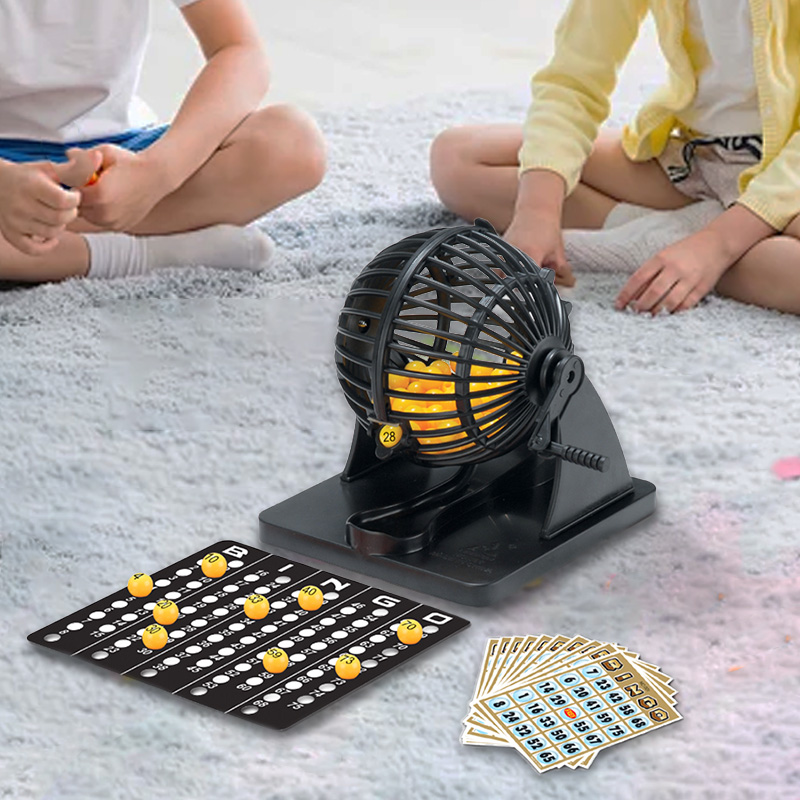 Party Games Large Groups - أوتاد مكنسة قفص آلة اليانصيب من