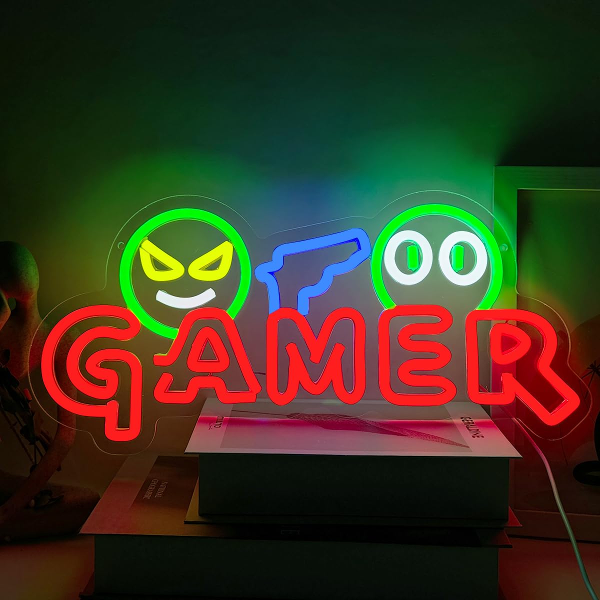 لافتة نيون LED للألعاب قابلة ل - مراجعة Party Games Baby Shower وسعره