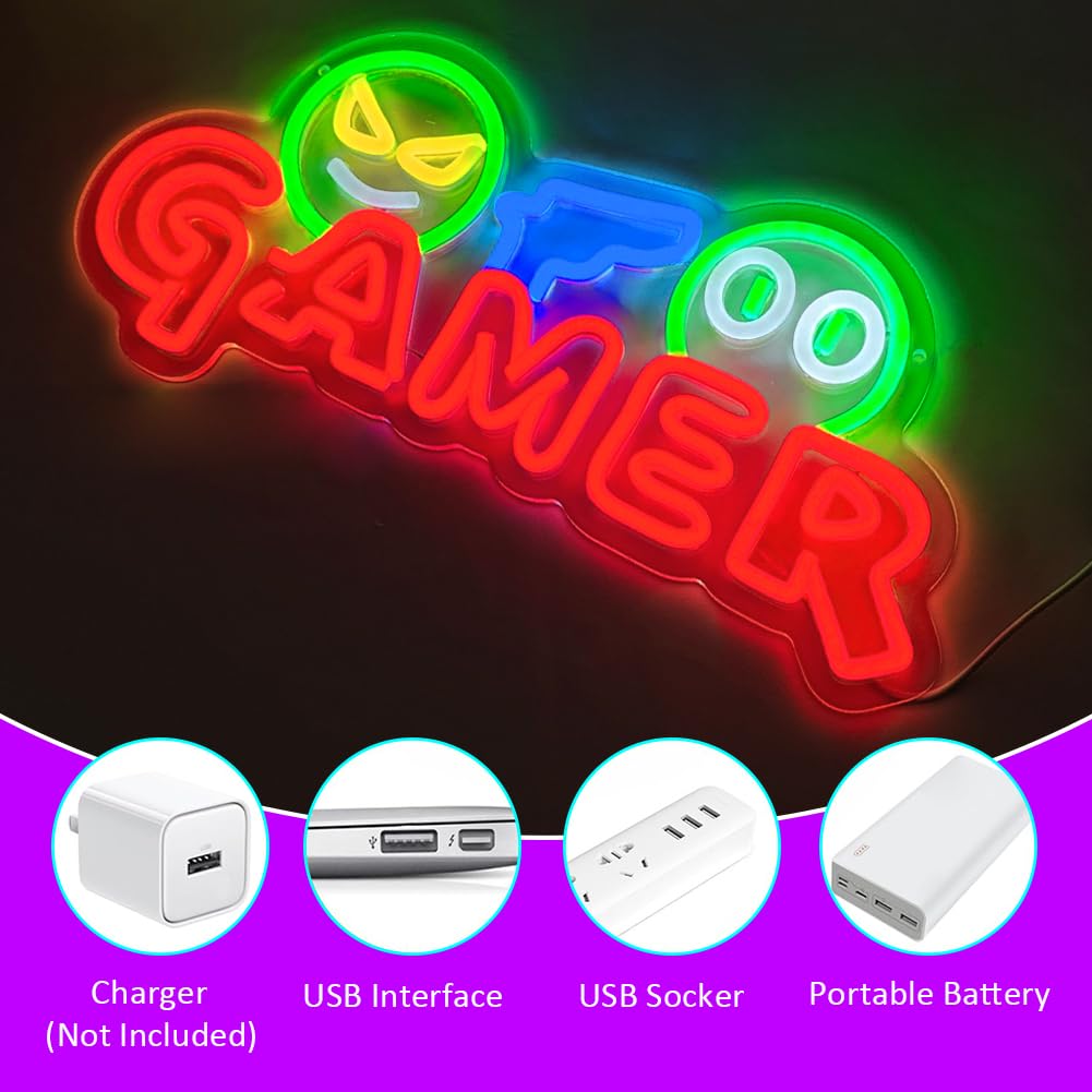 لافتة نيون LED للألعاب قابلة ل - مراجعة Party Games Baby Shower وسعره