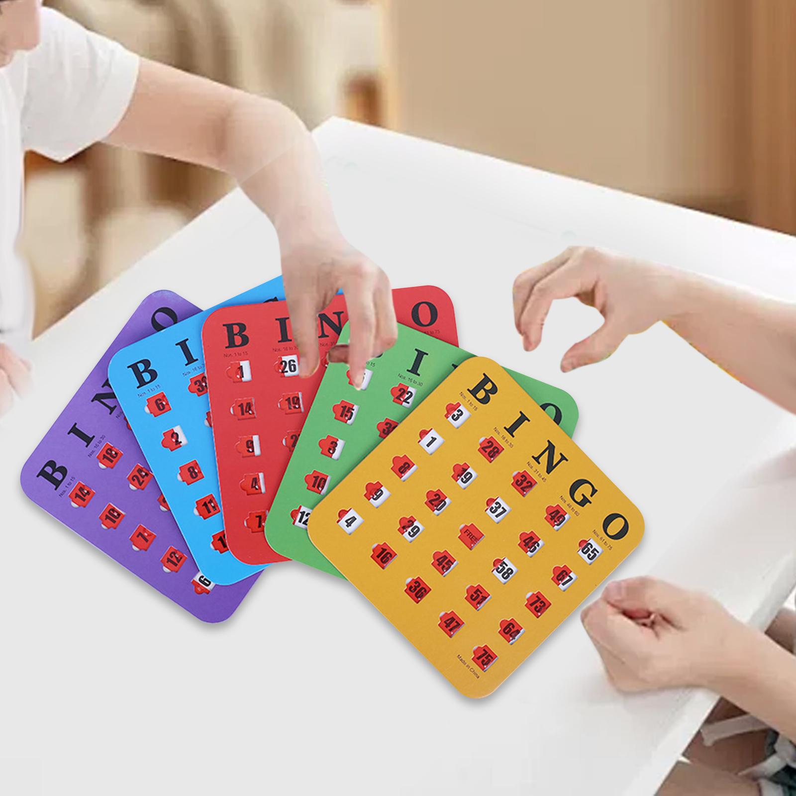 5 قطع من بطاقات ألعاب البنغو ا - مراجعة Party Games Large Groups وسعره