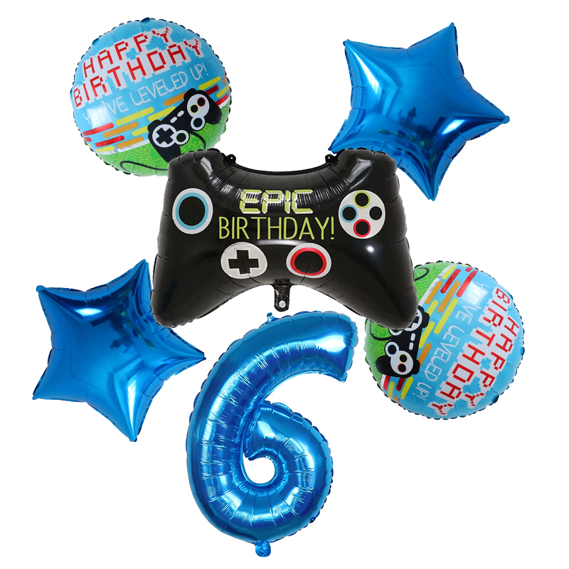 6 قطع بالونات هيليوم على شكل ي - مراجعة Party Games Baby Shower وسعره