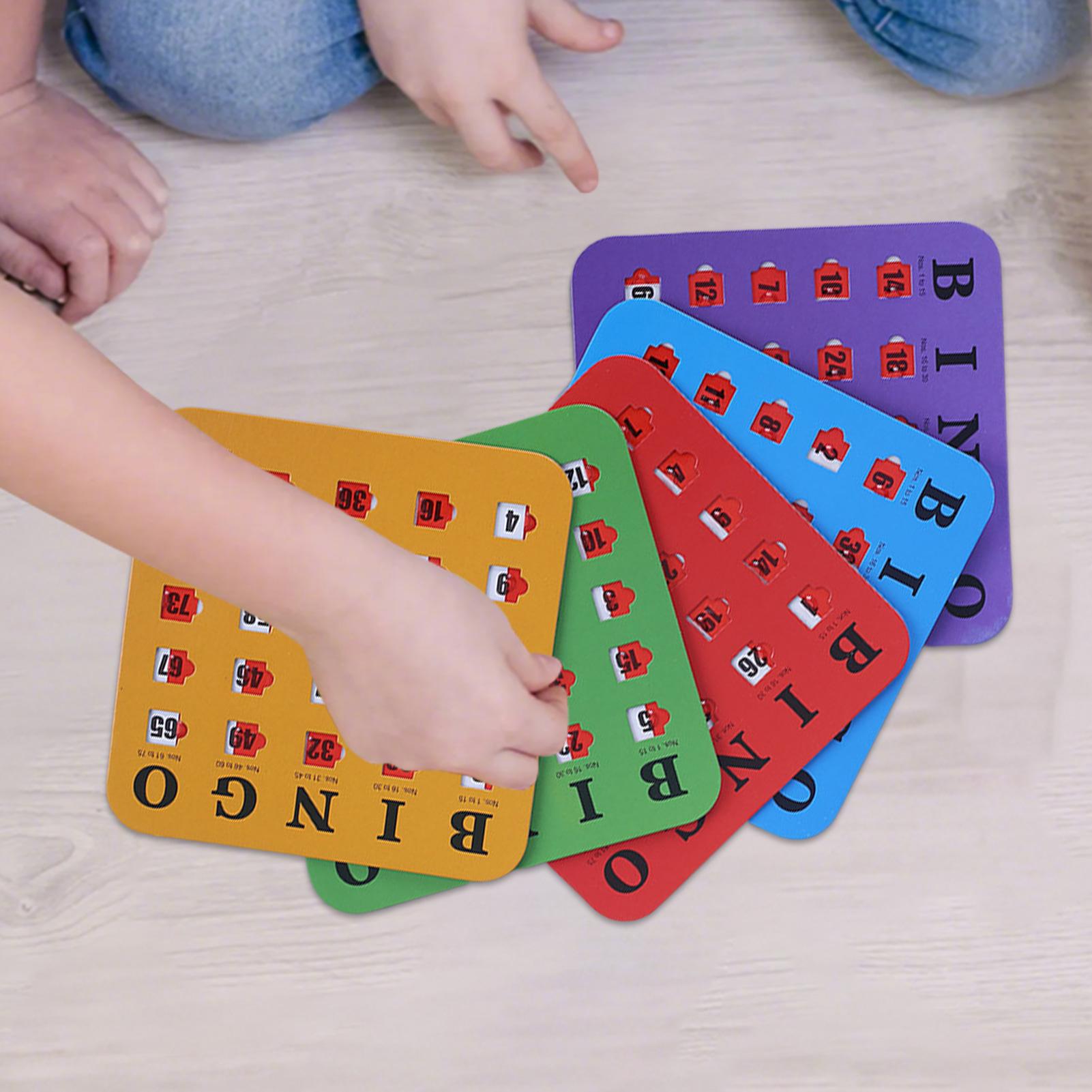 5 قطع من بطاقات لعبة البينجو ك - مراجعة Party Games Large Groups وسعره