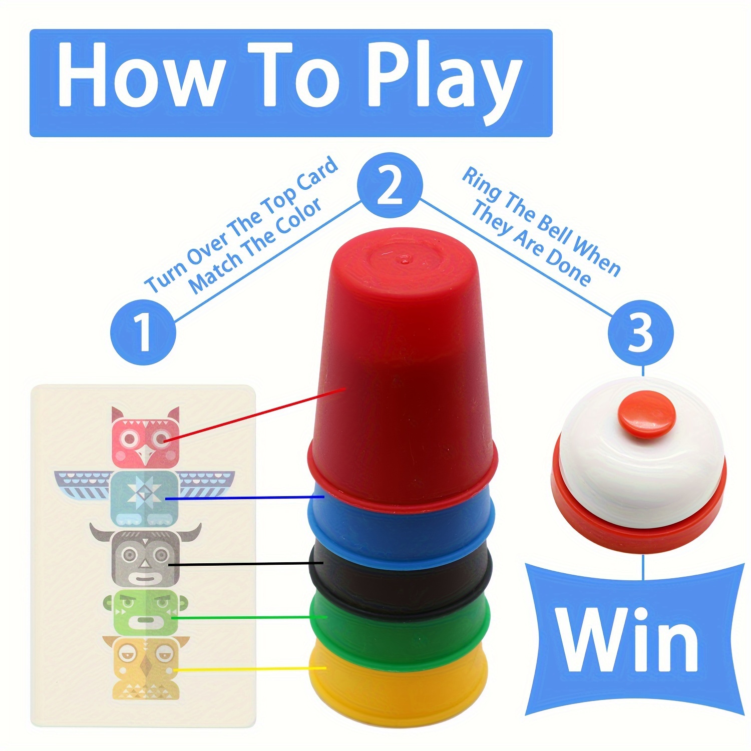لعبة أكواب متراصة على شكل رقعة - مراجعة Quick Games Party وسعره