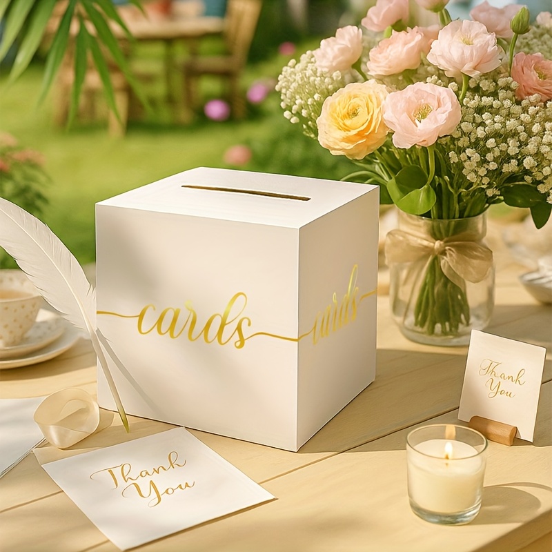 4 قطع من بطاقات الزفاف البيضاء - مراجعة Party Games Baby Shower وسعره