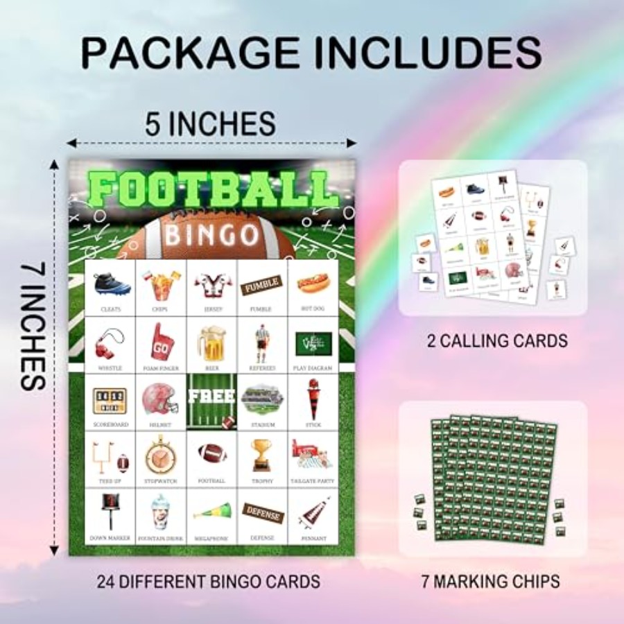 بطاقة لعبة بينجو لحفلات كرة ال - مراجعة Party Games Large Groups وسعره