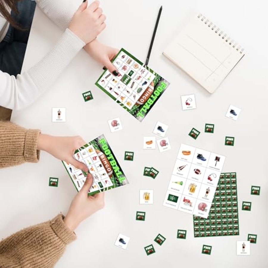 بطاقة لعبة بينجو لحفلات كرة ال - مراجعة Party Games Large Groups وسعره